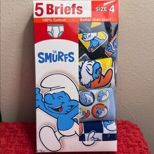 🥰🥰 The Smurfs 5 Boys Boxer Briefs 🥰🥰